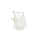 Only Hangers Slatwall Gridwall Basket 12&quot; Long x 6&quot; Deep x 6&quot; High White - $12.35