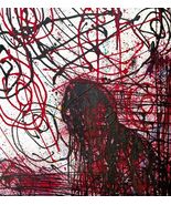 The Lurker Horror Gothic Painting OOAK Art Surreal Abstract JMS 2019 Sig... - $12,797.31 MXN