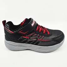 Skechers Snap Sprints 2.0 Black Grey Red Kids Boys Size 13 Wide Sneakers - $39.95