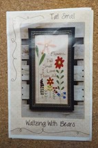 Waltzing With Bears Applique Pattern Flowers Picture Tall Small Includes Felt - £7.21 GBP