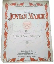 1915 JOVIAN MARCH antique sheet music EGBERT VAN ALSTYNE  - £6.03 GBP