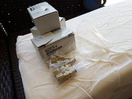 (40) PARKER X62PCA-4 BRASS  Compression Poly FITTINGS NEW NIB $79 - $1,488.84 MXN