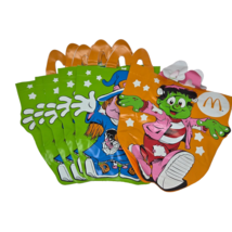 LOT OF 6 VINTAGE 1990 McDONALDS VINYL HALLOWEEN TRICK OR TREAT HAPPY MEA... - $19.00