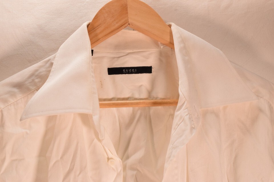 Authenticity Guarantee
Gucci Mens Cotton Shirt White 43/17 Item image 5
