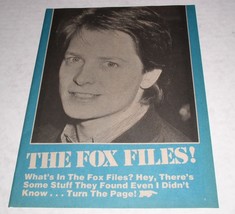 Michael J. Fox 16 Magazine Photo Article Clipping Vintage May 1987 The F... - $246.89 MXN