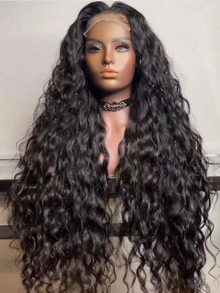 250 Density Curly Human Hair Wigs For Women Deep Wave 13x6 Hd Lace Frontal Wig - £80.32 GBP+