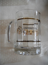 * University Colorado Est 1876 Gold Trim Beer Stein Glass Mug 4 3/8&quot; Tall  - £9.37 GBP