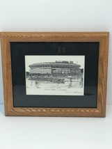 Nevin Robinson Sketch of Three Rivers Stadium Pittsburgh, PA Signed - £19.35 GBP