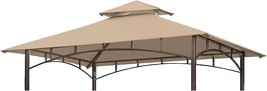 Wonwon 5X8 Gazebo Roof Double Tiered Outdoor Bbq Roof Cover Grill Shelte... - £40.86 GBP