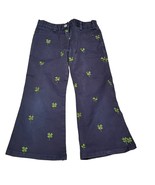 Vintage Lilly Pulitzer White Label Navy Blue w/ Shamrocks Sz 4 Girls Pants - $32.89 CAD