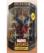 Marvel Legends Icons Spiderman Figure w/comic Book * NEW SEALED * - £95.29 GBP