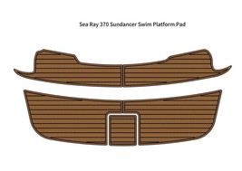 Sea Ray 370 Sundancer Swim Platform Pad Boat EVA Foam Faux Teak Deck Fre... - £546.80 GBP