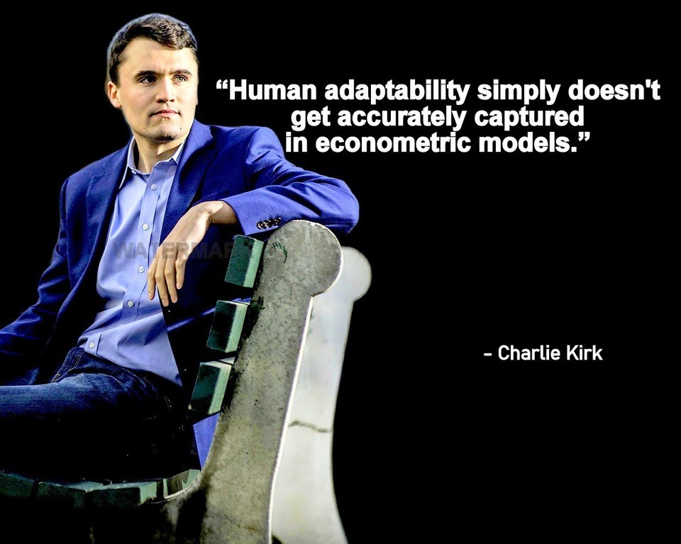 CHARLIE KIRK QUOTE HUMAN ADAPTABILITY SIMPLY DOESNT GET ACCURATELY PHOTO... - $8.90