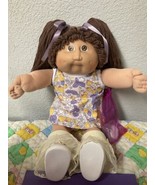 Vintage Cabbage Patch Kid Girl Second Edition Brown Hair Brown Eyes Head... - £187.64 GBP