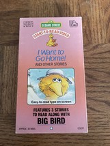Sesame Street I Want To Go Home VHS - £31.05 GBP