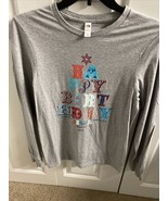 Fruit Of The Loom Sofspun Girl’s LS Small Christmas Shirt  - $6.75 CAD