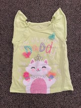 Wonderkids Girl’s Sleeveless “All About Daddy” Shirt, Size 3T - £3.03 GBP