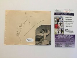 Gene Krupa Signed Cut Signature JSA COA Autograph Jazz Drummer Rare!! - £274.18 GBP