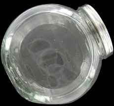 6&quot; Clear Glass TILT JAR Vintage style &amp; Metal lid Candy Cookie Storage C... - $33.32