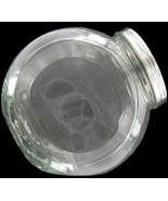 6&quot; Clear Glass TILT JAR Vintage style &amp; Metal lid Candy Cookie Storage C... - $33.32