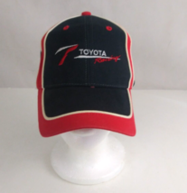 Otto Toyota Racing Red & Blue Embroidered Adjustable Unisex Baseball Cap - $14.54