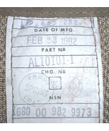 US Army helicopter flyer&#39;s survival vest, Spinks 23 Feb 1982 w/o pouches  - €108,05 EUR