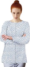 White Cotton Patient Shirts with Dark Blue Swallow (3 Pack) - £27.47 GBP