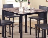 Citico Metal Counter Height Dining Table By Roundhill Furniture With Lam... - $194.97