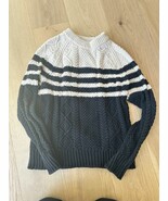 Women&#39;s LL Bean&#39;s Heritage Soft Cotton Fisherman Sweater, Crewneck Patte... - $56.44 CAD