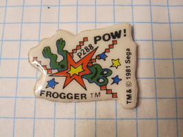 1980&#39;s Cartoon Series Refrigerator Magnet: 1981 Frogger POW! - £6.37 GBP