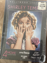 Shirley Temple - Hollywood Legends (Dvd) - 4 Movies - Brand New - £8.07 GBP