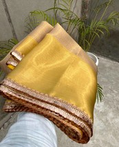Banarasi Tissue Silk Saree, Wedding Bridal Wear, Gift for Her, Indian Ethnic Dre - £57.07 GBP