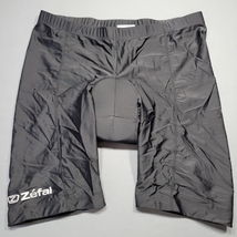 Zefal Mens Cycling Shorts Size XL Black Stretch Padded Bodycon Biking Activewear - £11.51 GBP