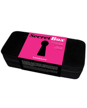 Love To Love Secret Adult Toy Storage Case With Coded Padlock Black - £23.82 GBP