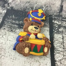 Marching Band Teddy Bear With Drum Refrigerator Magnet 2.5” Collectible ... - £6.22 GBP