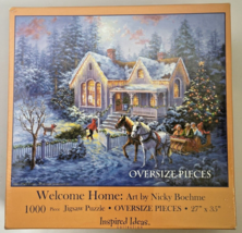 SunsOut-Nicky Boehme - Welcome Home-1000 Oversized Pieces  27&quot; x 35&quot; Puz... - £12.34 GBP