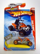 Hot Wheels Sand Stinger #191/240 Race World Desert 3/4 Orange Die-Cast ATV 2010 - £4.14 GBP