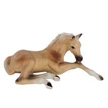 Vintage Lefton Palomino Foal Baby Horse Lying Down Figurine - $29.99