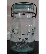 Vintage ~ E-Z Seal ~ Atlas Locking Lid ~  Green Quart Jar ~ 1 - $30.00