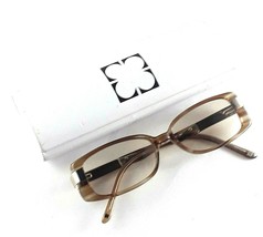 Liz Claiborne New York 49-16-140 Brown Eyeglass Frames and Case L340 FC7  - £26.03 GBP