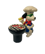 Hot Dog Chef Grilling Steaks Cooking Salt And Pepper Set Vintage Ceramic... - $262.10 MXN
