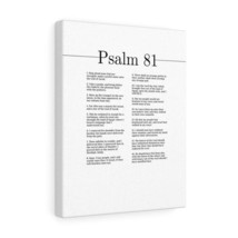   I Am The Lord Thy God Psalm 81 Bible Verse Canvas Christian Wa - £60.93 GBP+