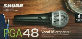 Shure - PGA48-QTR - Cardioid Dynamic Vocal Microphone with XLR to 1/4&quot; C... - £51.93 GBP