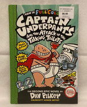 Captain Underpants and the Attack of the Talking Toilets full color HC book 1999 - £3.14 GBP