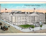 Stati Uniti Tesoro Costruzione Washington Dc Unp Non Usato Wb Cartolina N25 - $3.37