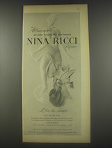 1956 Nina Ricci L&#39;Air du Temps Perfume Ad - Allurements - for today, tonight - £13.88 GBP