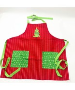 Park Designs Homemade Holiday Apron Christmas Tree with Buttons - $275.14 MXN
