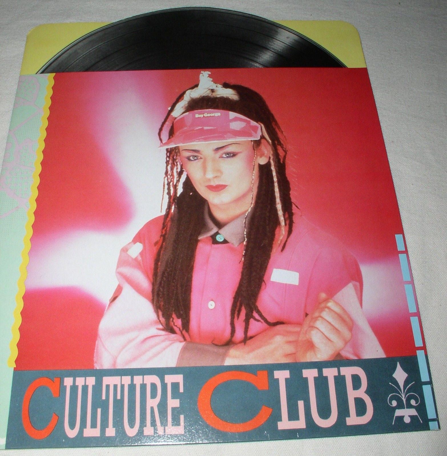 CULTURE CLUB BOY GEORGE VINTAGE 1984 POCKET FOLDER - $18.99