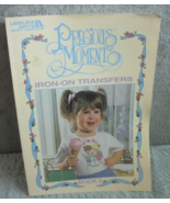 Vintage Precious Moments Iron On Transfer Leisure Arts Craft Leaflets Book - $178.24 MXN