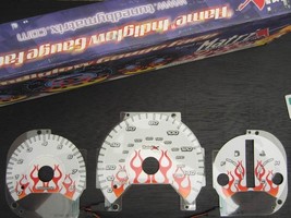 White Faced Flamed Glow Gauges Kit For 98-02 Honda Accord Automatic Tran... - £23.29 GBP